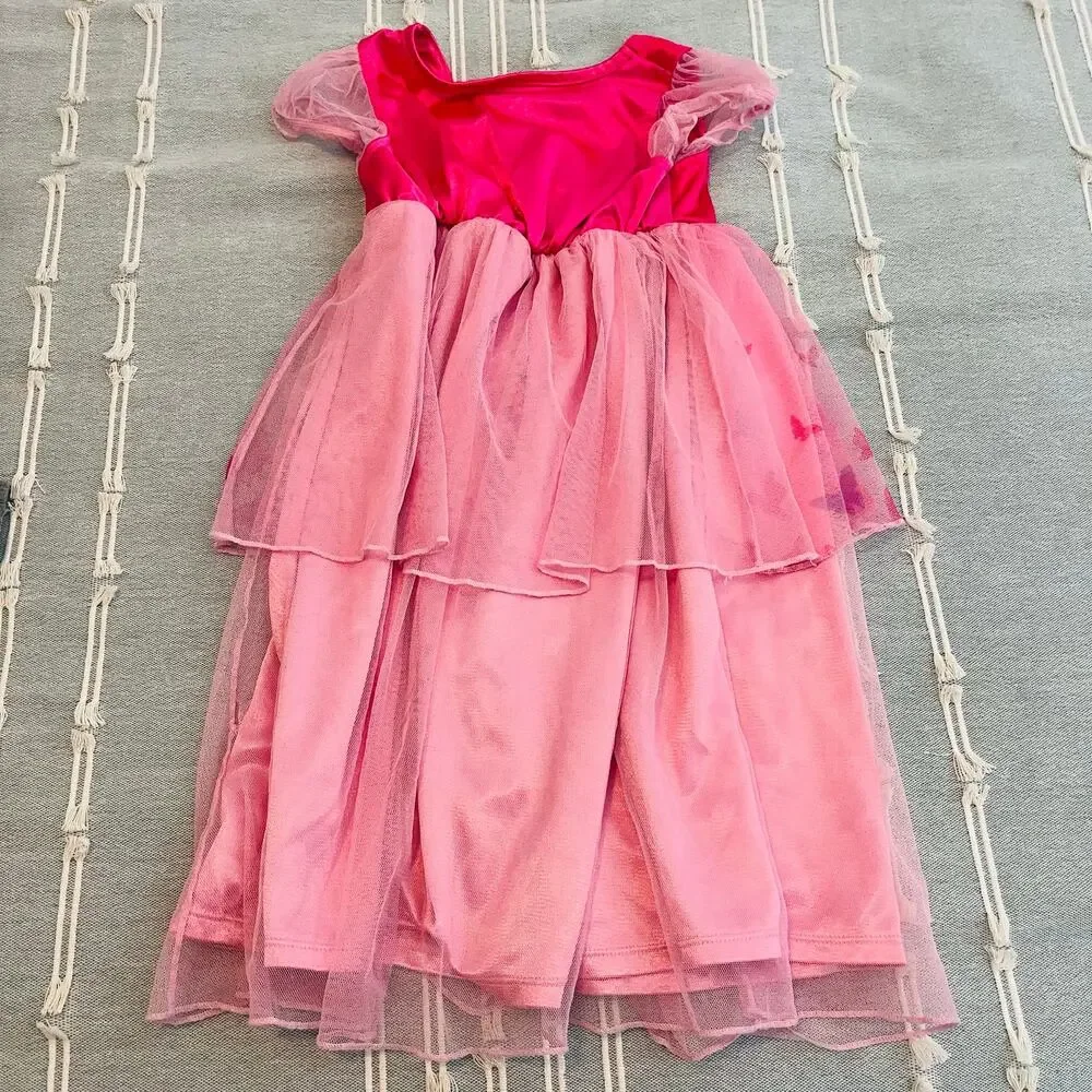 Wicked Glinda Good Witch of the East Toddler Girls Satinet Pink Nightgown 3T